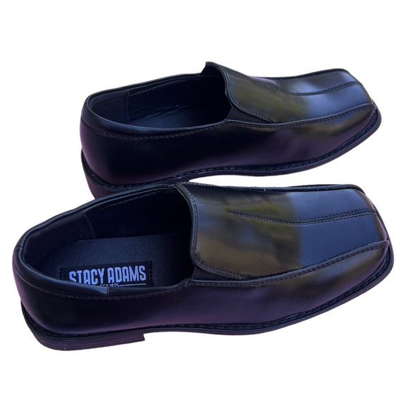 STACY ADAMS BIG BOY SLIP ON DRESS SHOES SIZE 5M NEW - Picture 3 of 5
